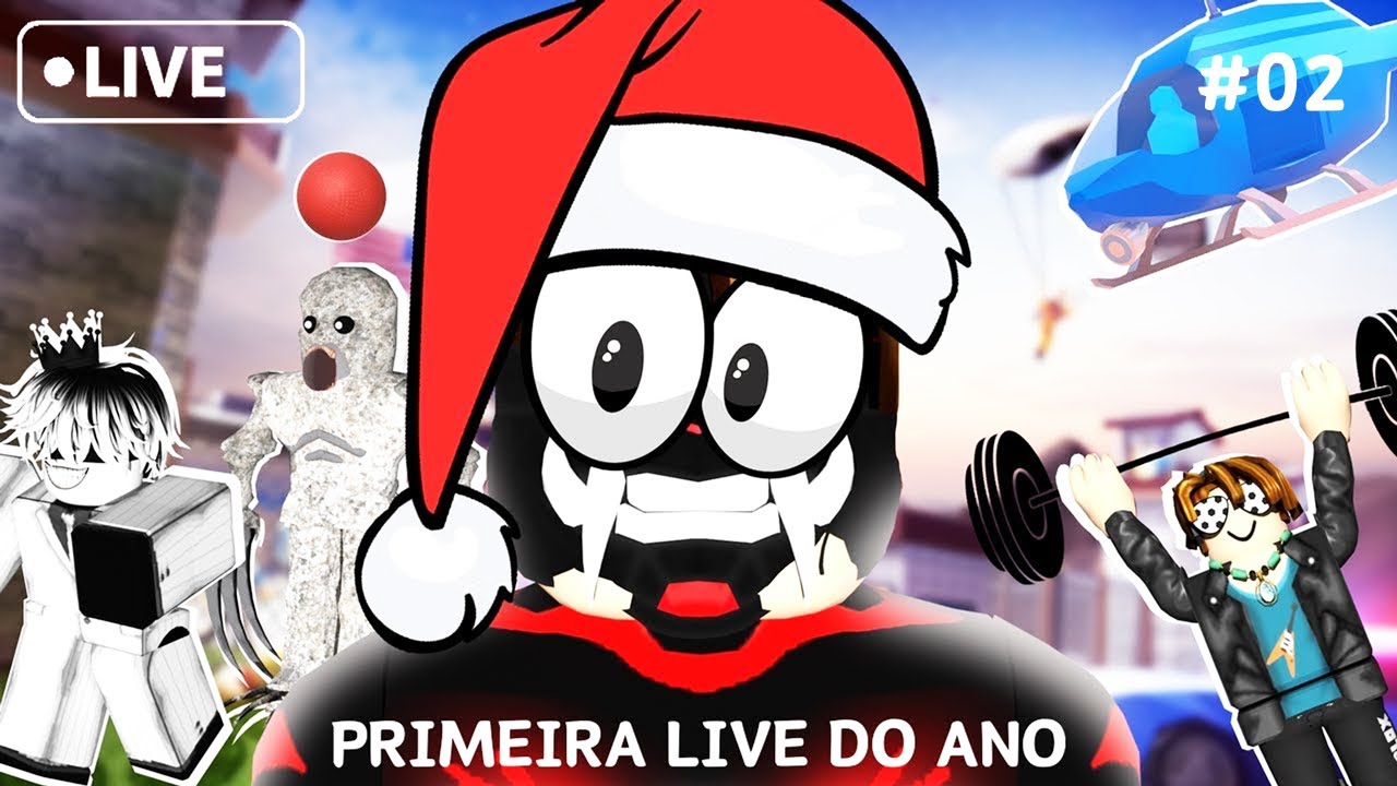 PRIMEIRA LIVE DO ANO JOGANDO COM VOC&Ecirc;S - Live #02