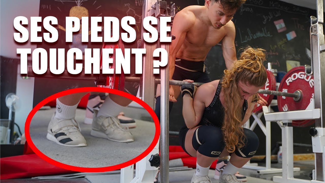 J'analyse le squat le plus serré au monde (ses pieds se touchent presque...) @Turbo_tiff