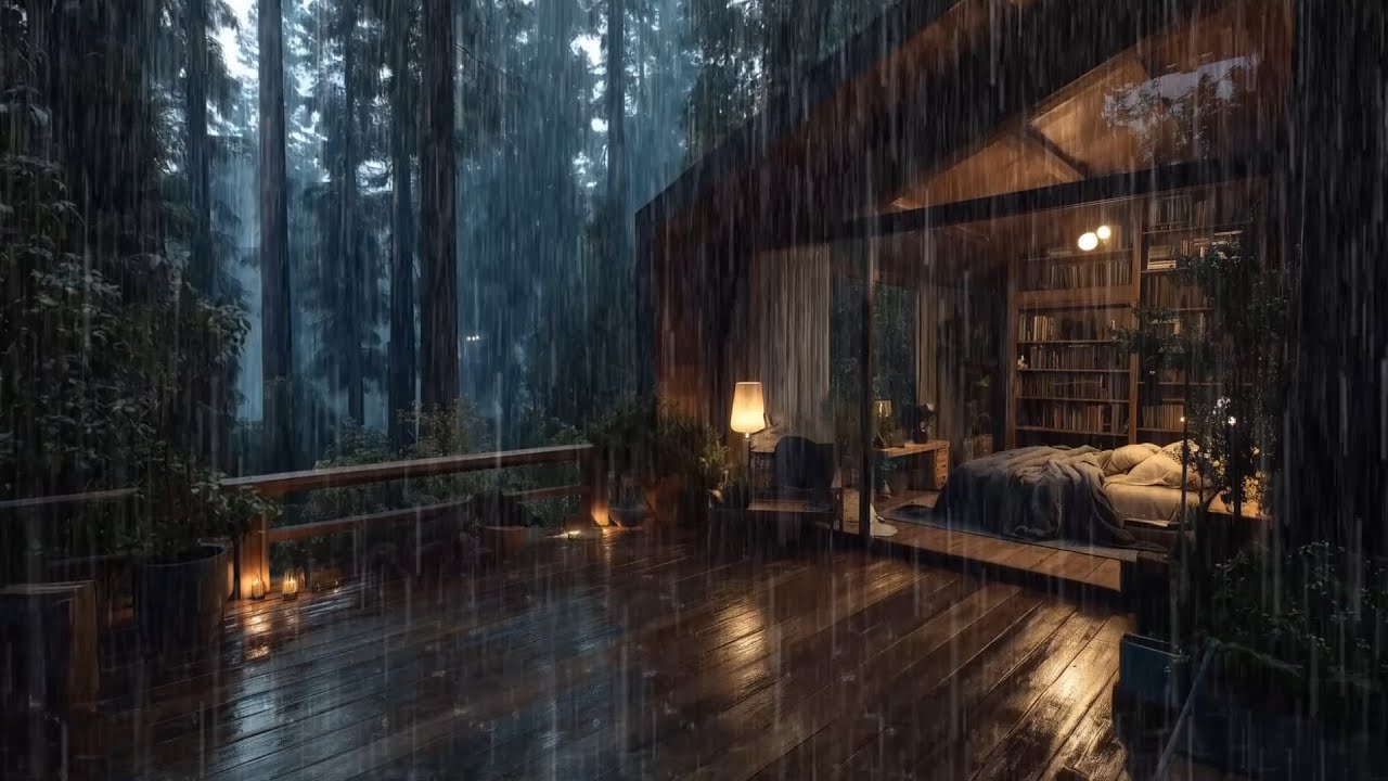 Soft Nature Rain to Help You Relax | Quiet Forest Rain Sounds for Sleep
