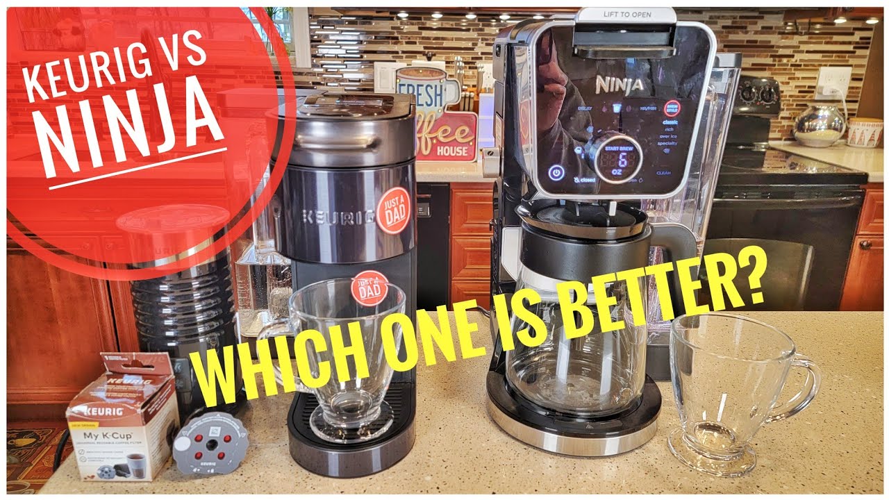 Keurig VS Ninja Coffee Maker DualBrew Pro VS K-Supreme Plus Smart K Cup Machine Comparison