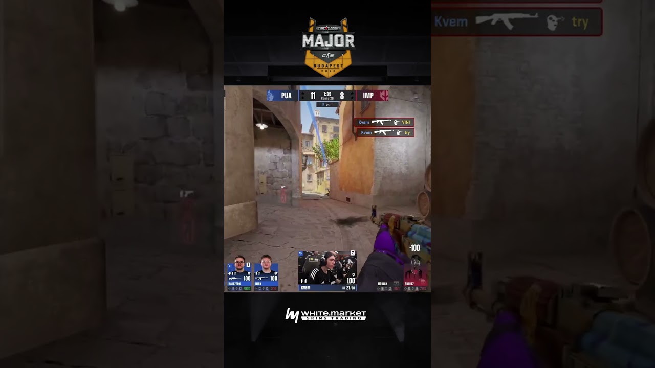 KVEM влаштовує ПОВНИЙ КОНТРОЛЬ у раунді #maincast #starladder #major #budapest #cs2 #cs