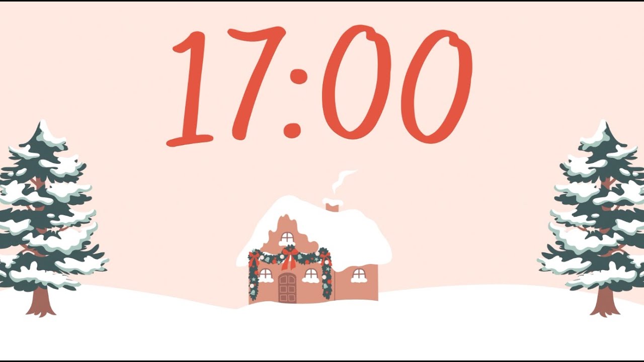 17 Minute Timer with Fun Christmas Instrumental and Soft Chime 𐙚 ‧₊˚ &sdot;