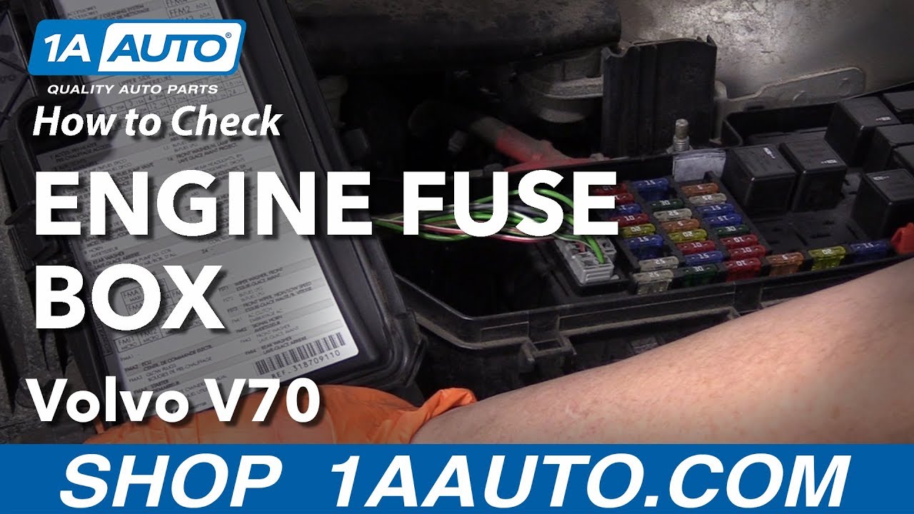 How to Check Engine Fuse Box 00-07 Volvo V70