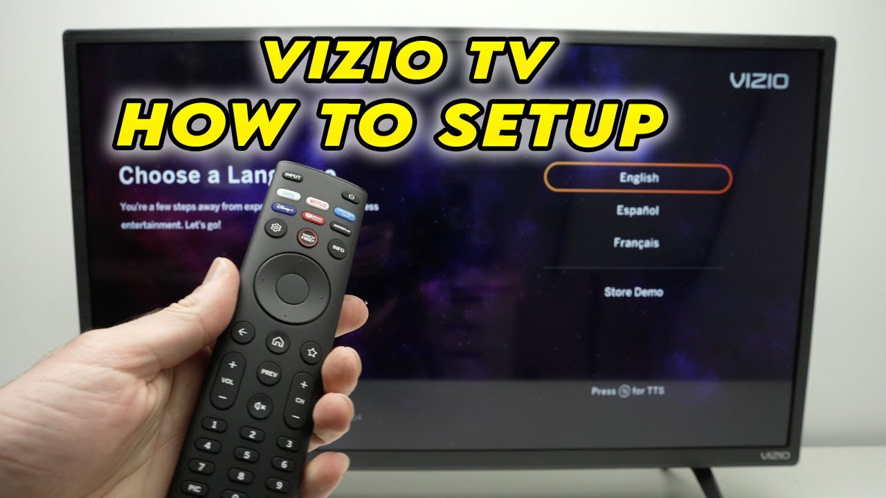 How to Setup Your Vizio TV For the First Time