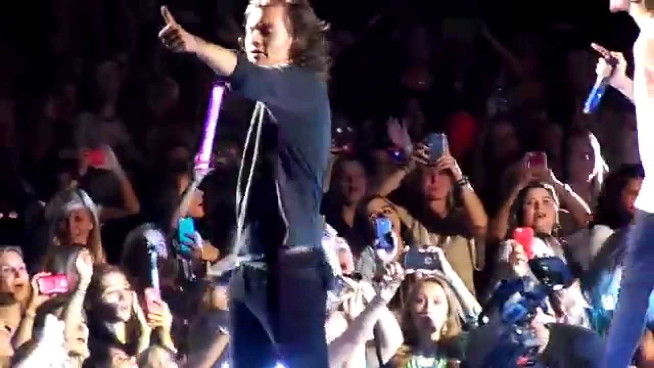 Harry in Rock Me & Zayn High Note || One Direction Tulsa, OK 2014