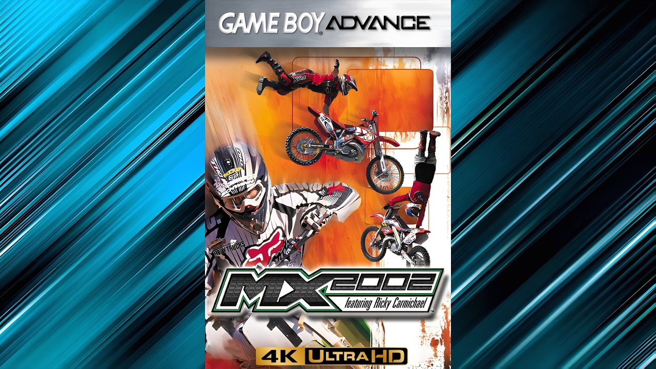 MX 2002 featuring Ricky Carmichael: Game Boy Advance 4K Gameplay