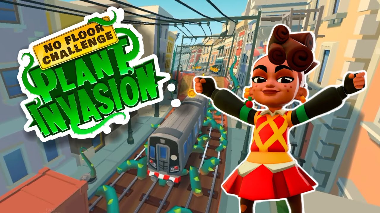 Subway Surfers NO FLOOR CHALLENGE PLANT INVASION - Rosie Gameplay 🌵🪴