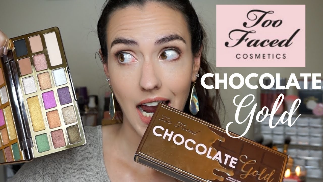 Too Faced Chocolate Gold Palette | Swatches + Tutorial