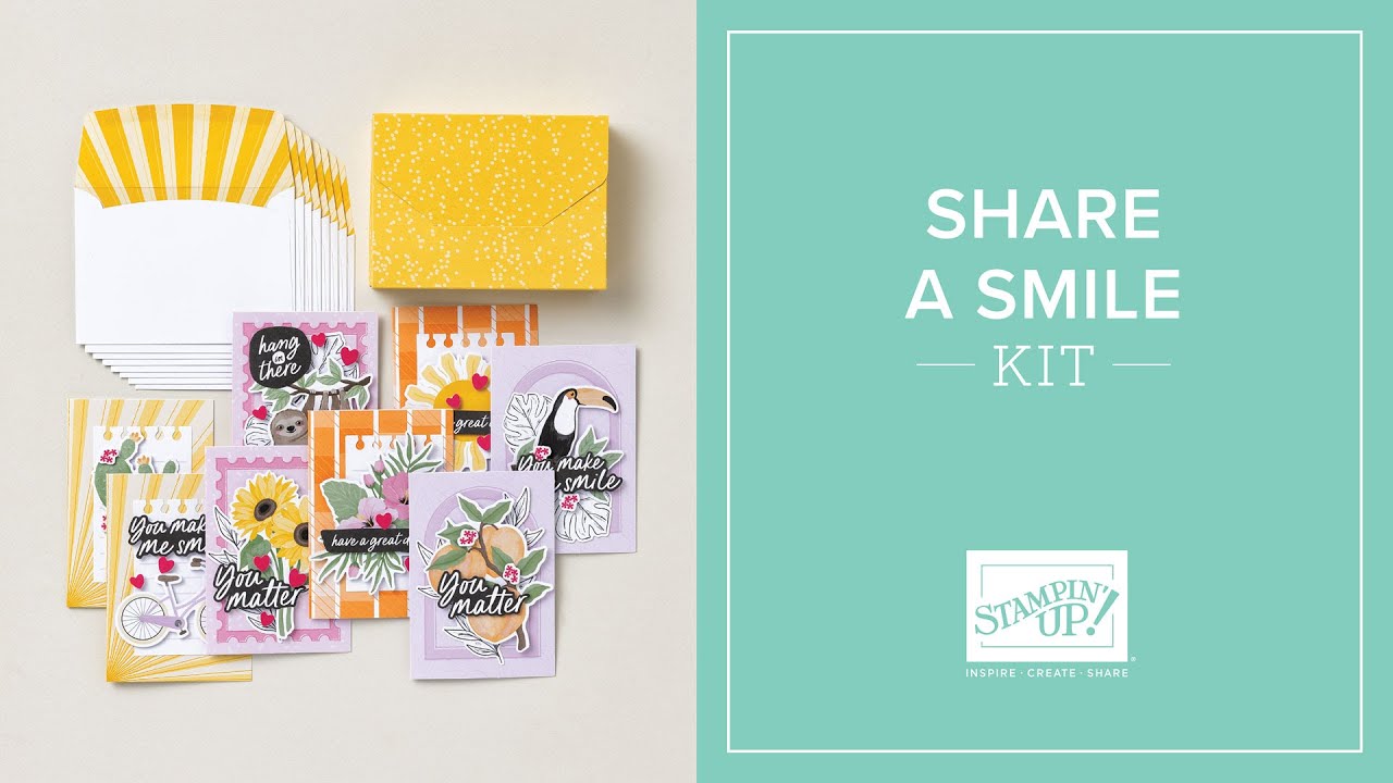 Share A Smile Kit: Fun Cardmaking Kit Unboxing for DIY Papercraft & Handmade Cards