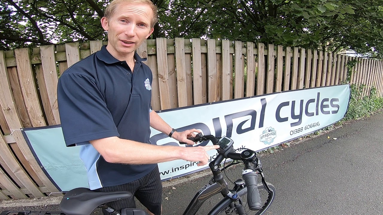 Bosch e-bike walk assist demonstration