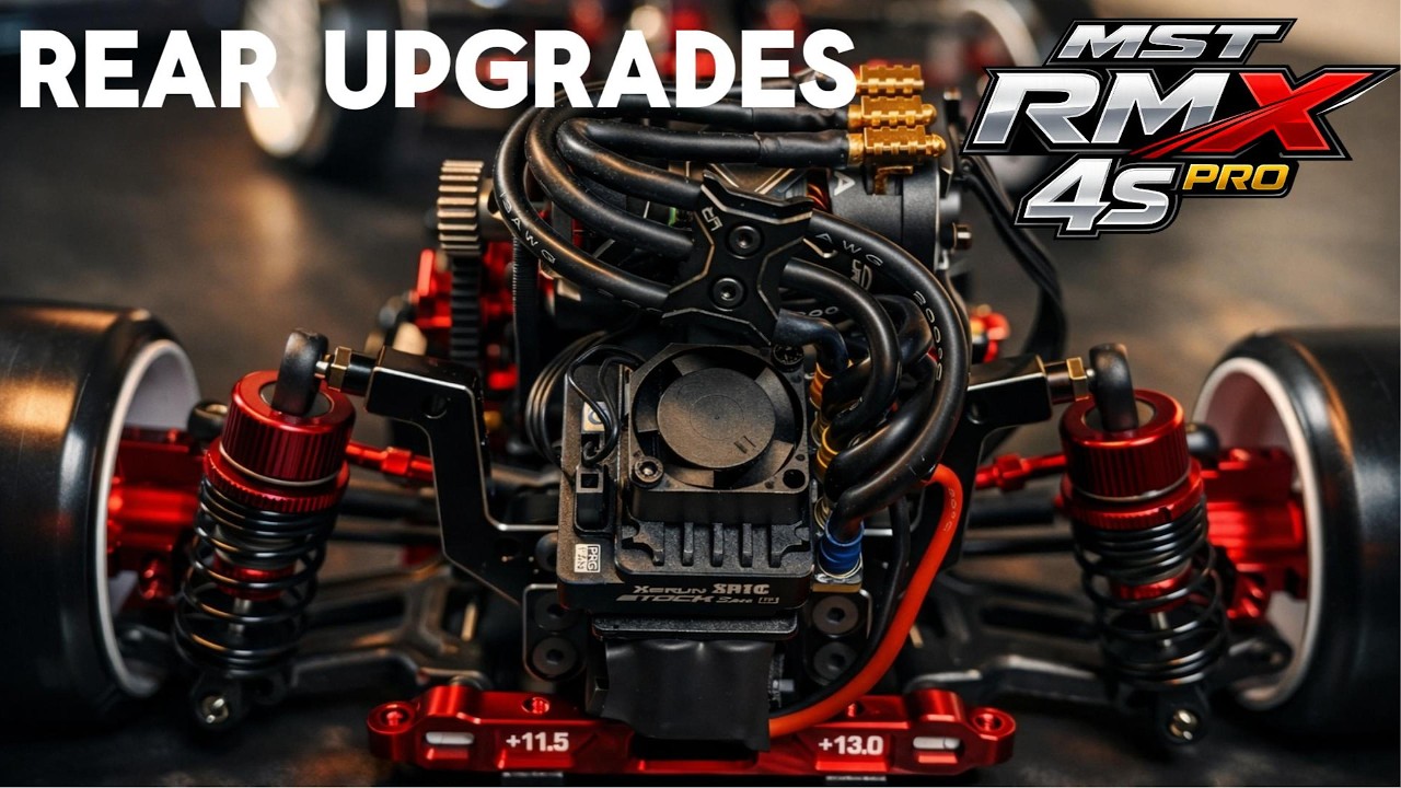 Rear Upgrades & Setup | MST RMX 4S Pro | RC Drift Build