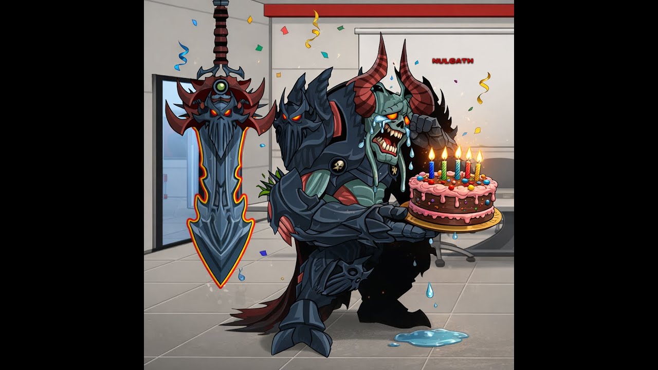 NULGATH BIRTHDAY? #live #aqw #miltonius #nulgath #chest #adventurequestworlds