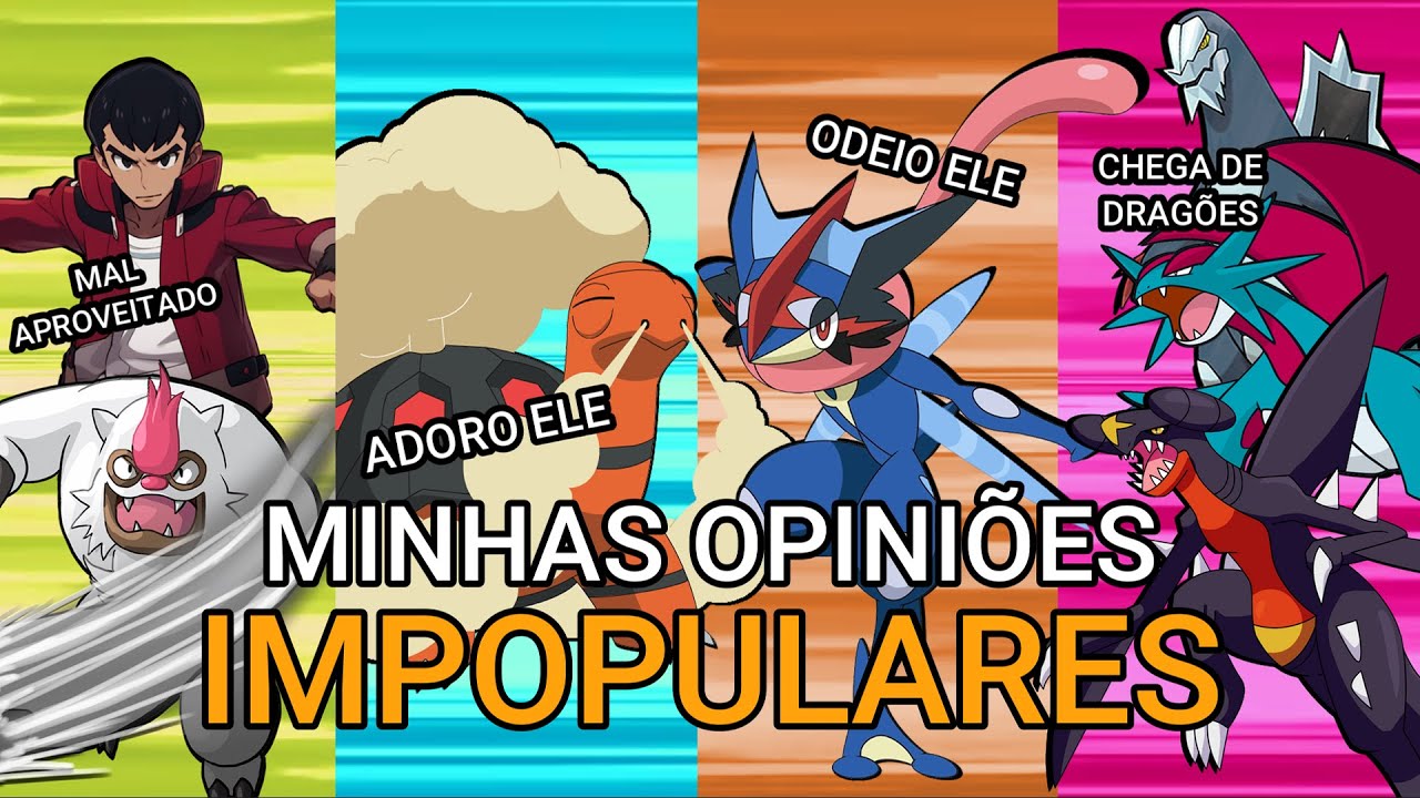 Opiniões IMPOPULARES sobre Pokémon