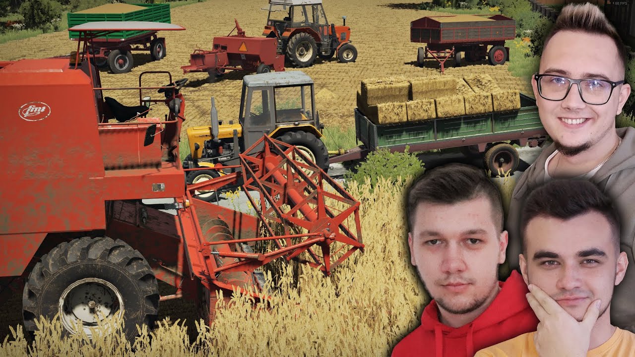 BIZON POWER🔥 Polskie Żniwa Odwóz Przyczep😱 Prasowanie & Zbieranie Kostek🌱