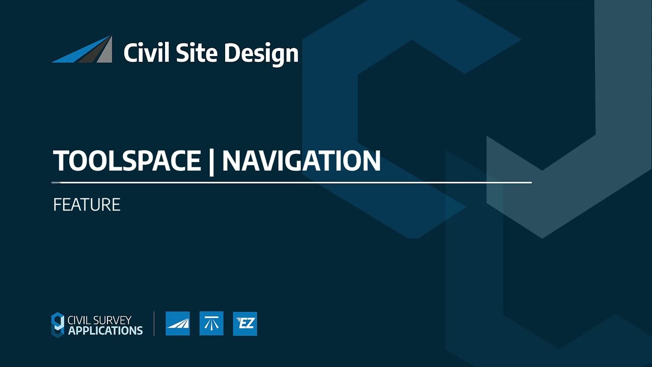 Toolspace | Navigation