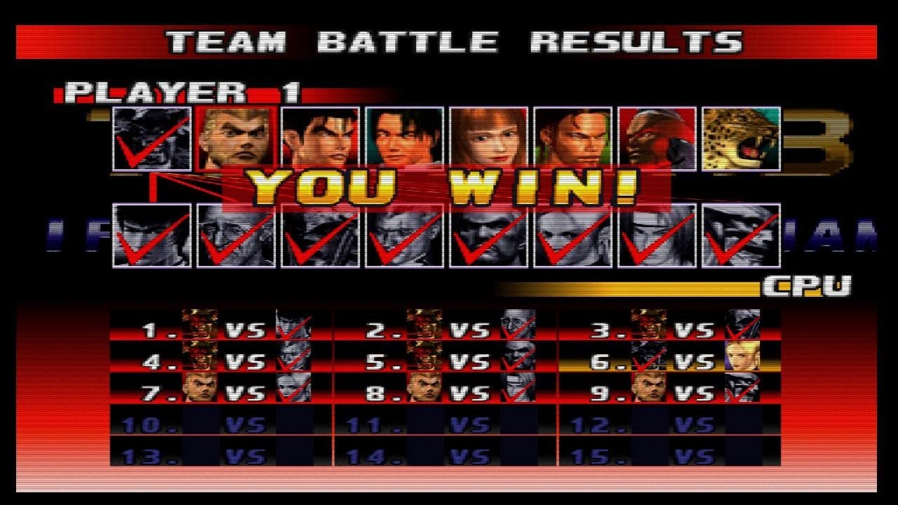 Team Battle Mode Part 49 - Tekken 3 PS 5 Gameplay