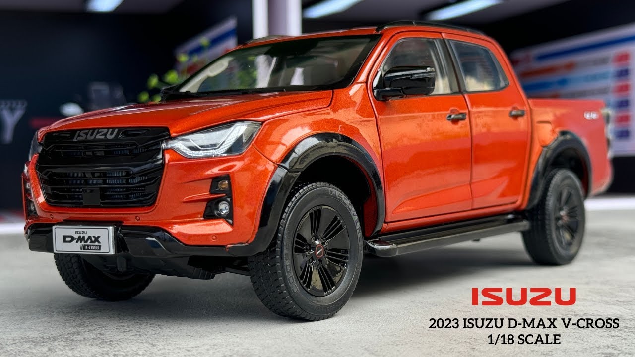 HD Miniature | Ultra Realistic 2023 ISUZU D-MAX V-CROSS 1/18 Scale Model