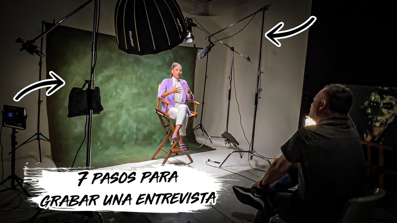 7 Pasos para GRABAR una entrevista como PROFESIONAL