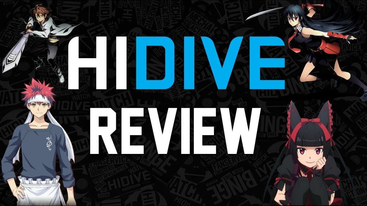 Обзор HIDIVE: Сервис потокового аниме!