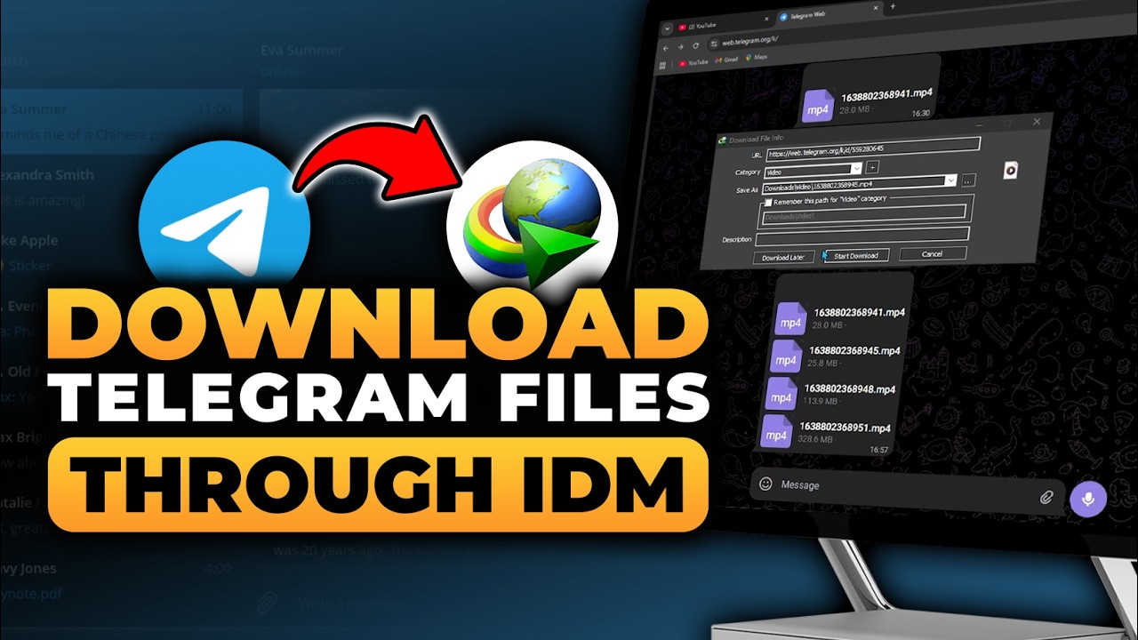 How To Download Telegram Files Through IDM (𝟮𝟬𝟮𝟲) | 100% WORKS | NO Yapping, To The Point & EASY