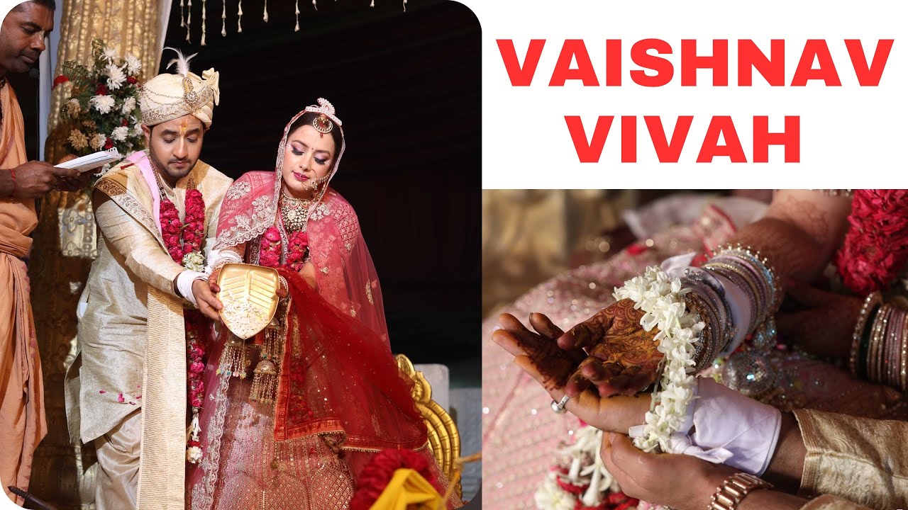 ISKCON Vaishnav Vivah | Vedic Wedding | Hare Krishna marriage