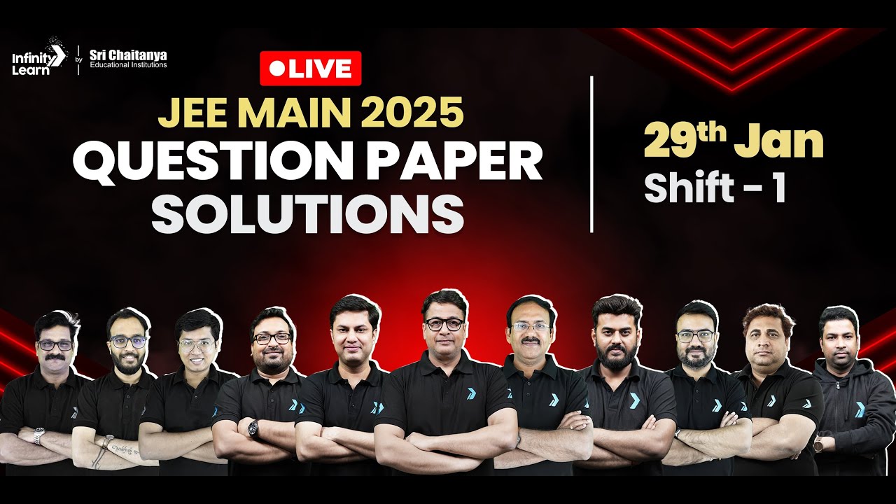 🔴JEE Mains 29th Jan Shift 1 Question Paper Solution | JEE Mains 2025 Marks vs Percentile & Cutoff