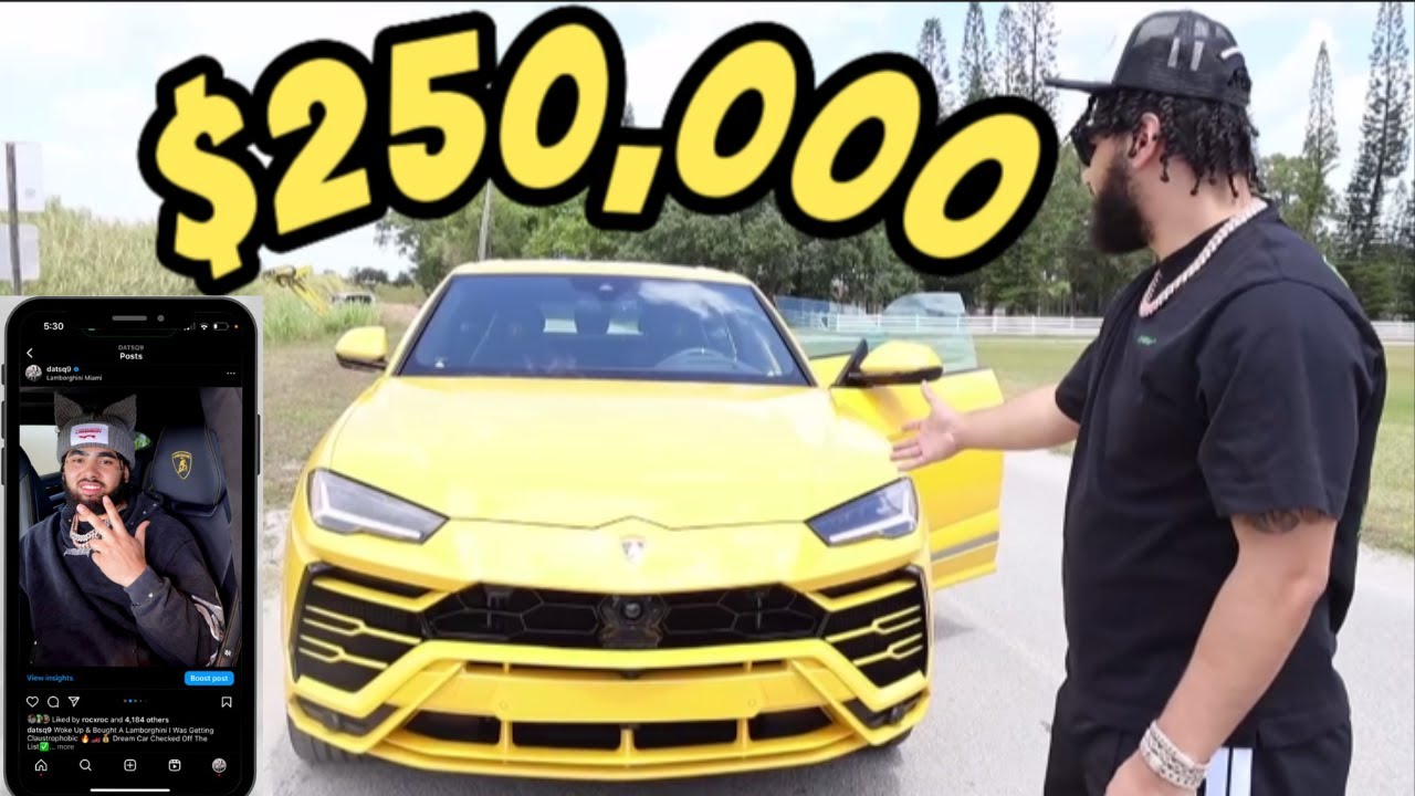 BOUGHT LAMBORGHINI URUS FOR QUARTER MILLION CASH OFF SPORTS BETTING **MOTIVATIONAL** EP #1