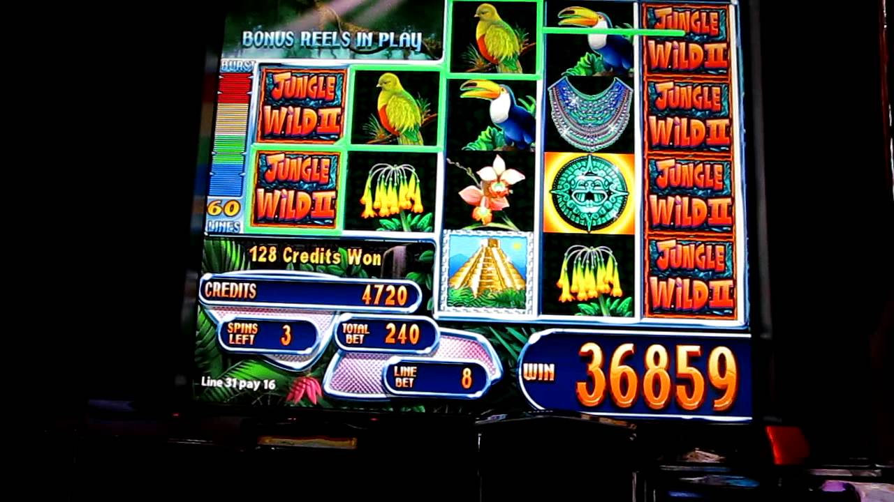 Jungle Wild II Slot Bonus -Max Bet Big Win