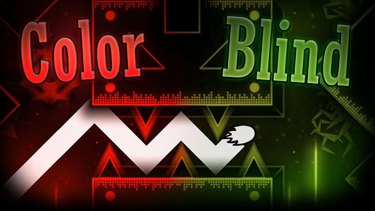How COLOR BLIND People See Geometry Dash