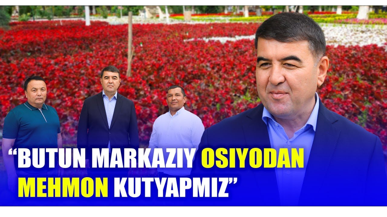 64 - Xalqaro “Gullar festivali”: Namangan viloyati hokimi Sh. Abdurazzoqov bilan eksklyuziv suhbat