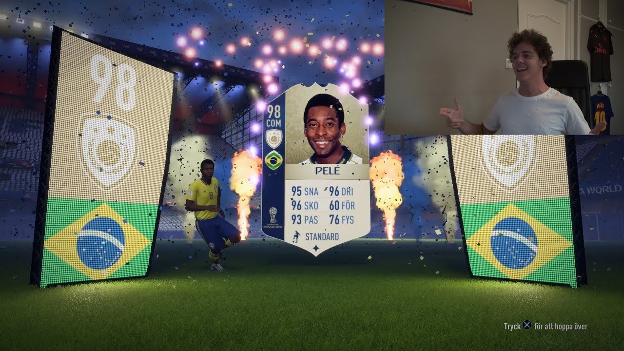 PACKAR PEL&Eacute;!!! 🔥🔥 - FIFA 18 WORLD CUP ICON PACK OPENING SVENSKA