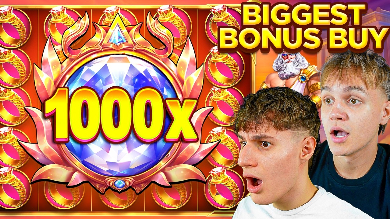 WE DID OUR BIGGEST GATES OF OLYMPUS 1000 BONUS BUY EVER!