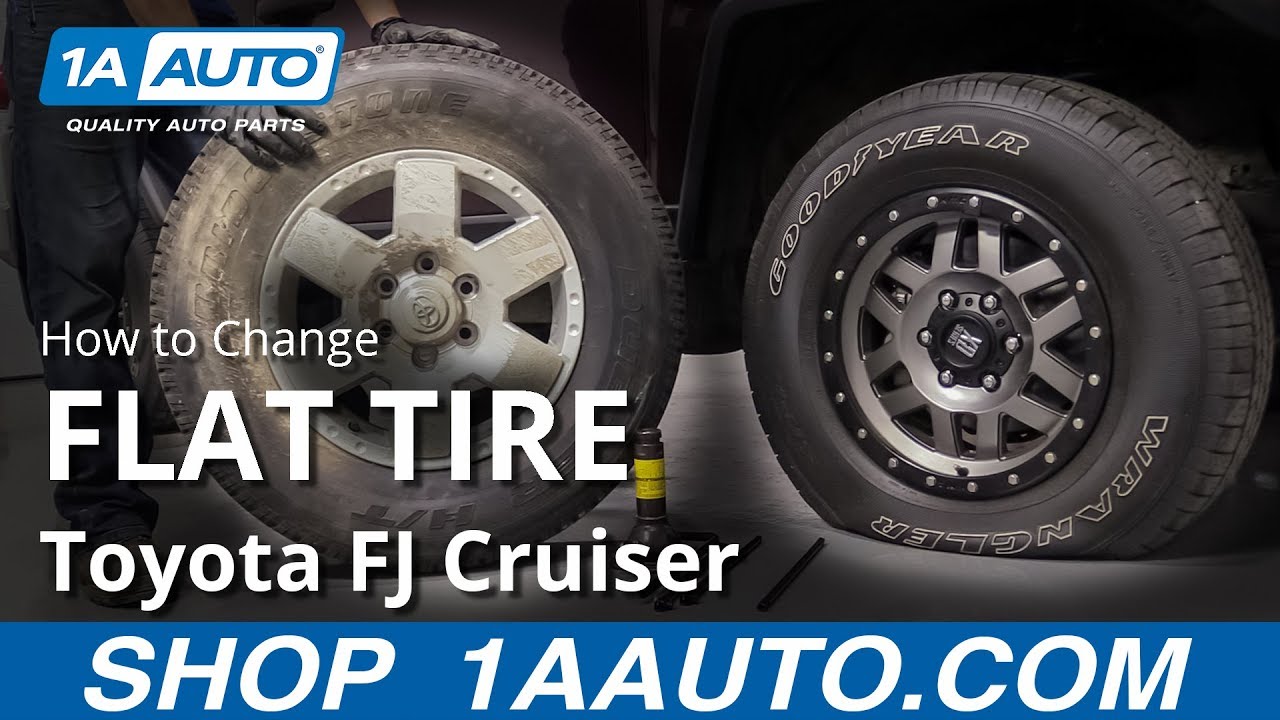 How to Change Flat Tire 07-14 Toyota FJ Cruiser