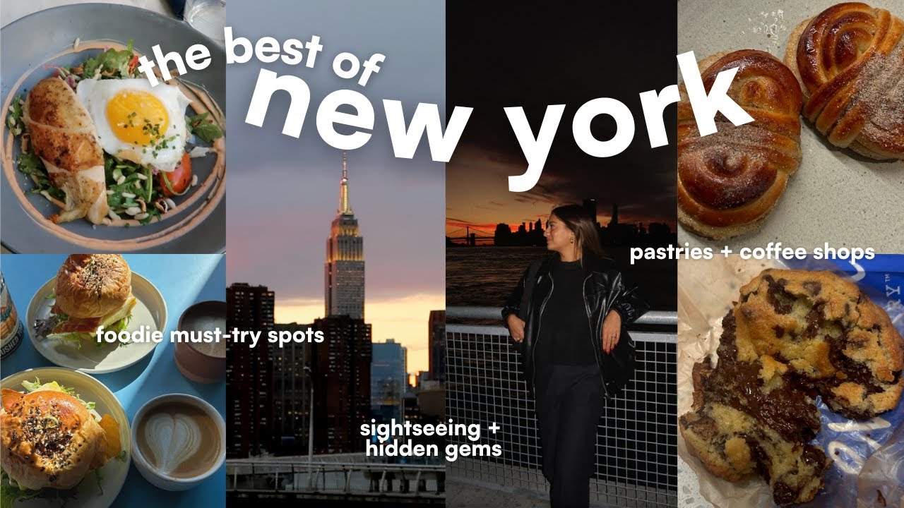 3 DAYS IN NYC GUIDE | the best eats, matcha+coffee, pastries & sightseeing!