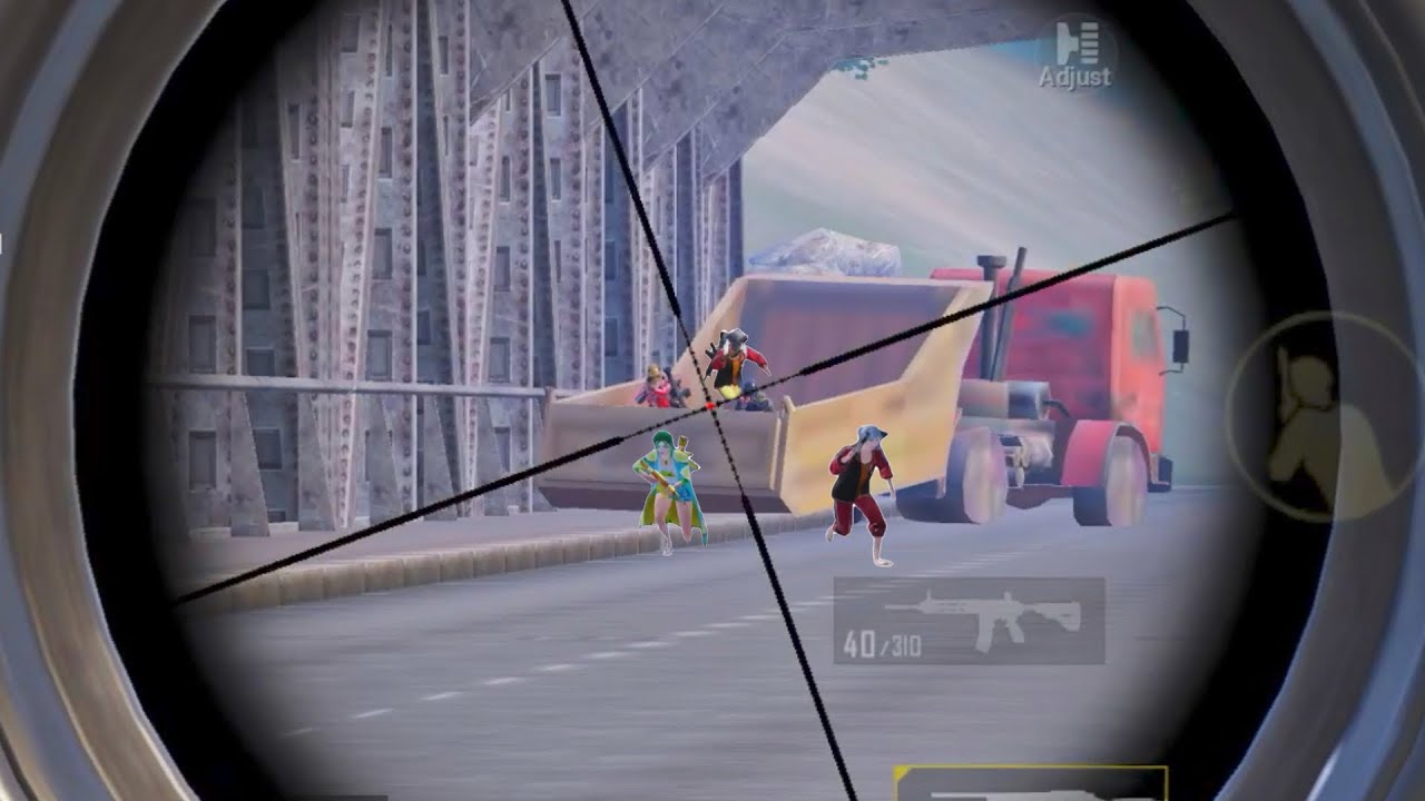 Omg!! FULL PRO CAMPER TEAM in the BRIDGE😱Pubg Mobile
