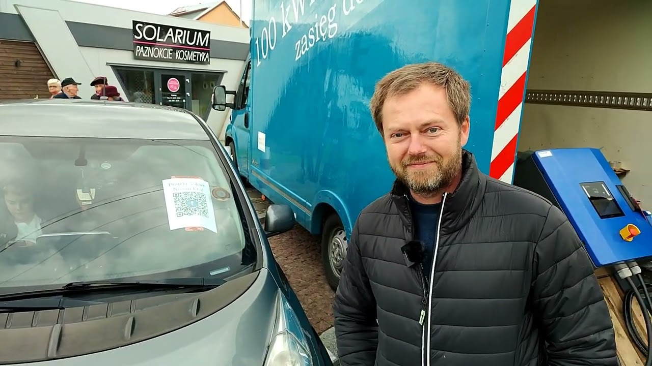 Nissan Leaf z baterią 55kWh własnej konstrukcji. Romet 4E z własną baterią. EkoZlot.pl Ząbki 2022