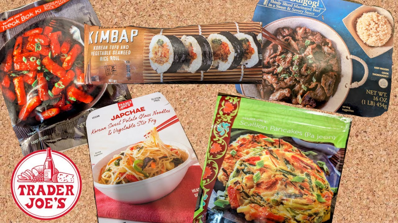 (ASMR)Trader Joe's Korean food series eating