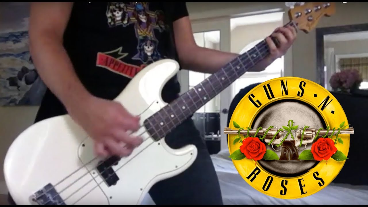 Guns N' Roses - Paradise City - Bass Cover w/ SansAmp (HQ)
