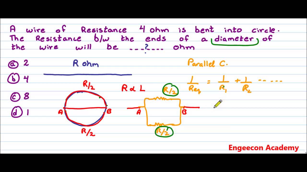 Physics: Resistance Series Parallel, Entry Test Hint & Trick