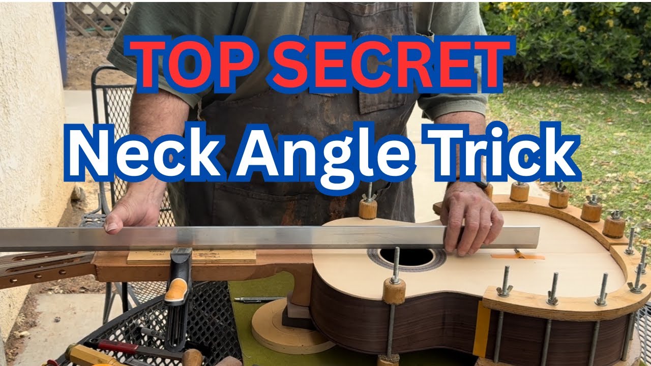 My Neck Angle Secret For Perfect Guitar Construction
