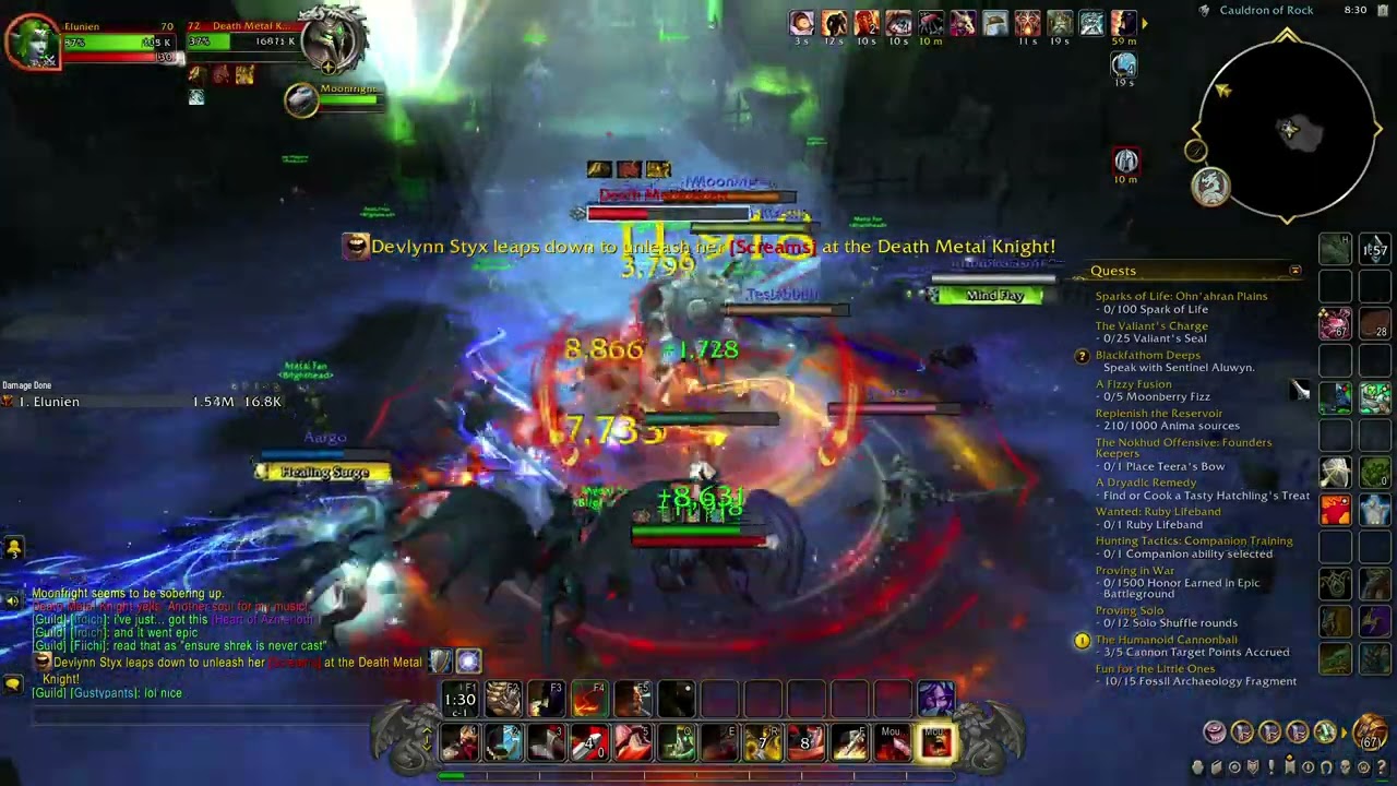 World of Warcraft Dragonflight - Darkmoon Faire - Death Metal Knight