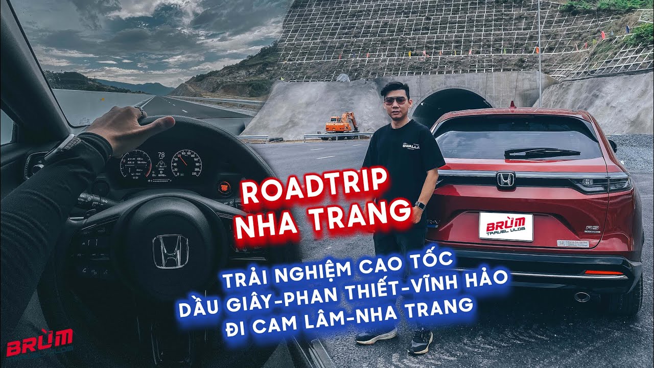 Roadtrip Nha Trang | Đi test cao tốc mới từ Sài Gòn - Phan Thiết ra Cam Lâm - Nha Trang | HR-V 2022