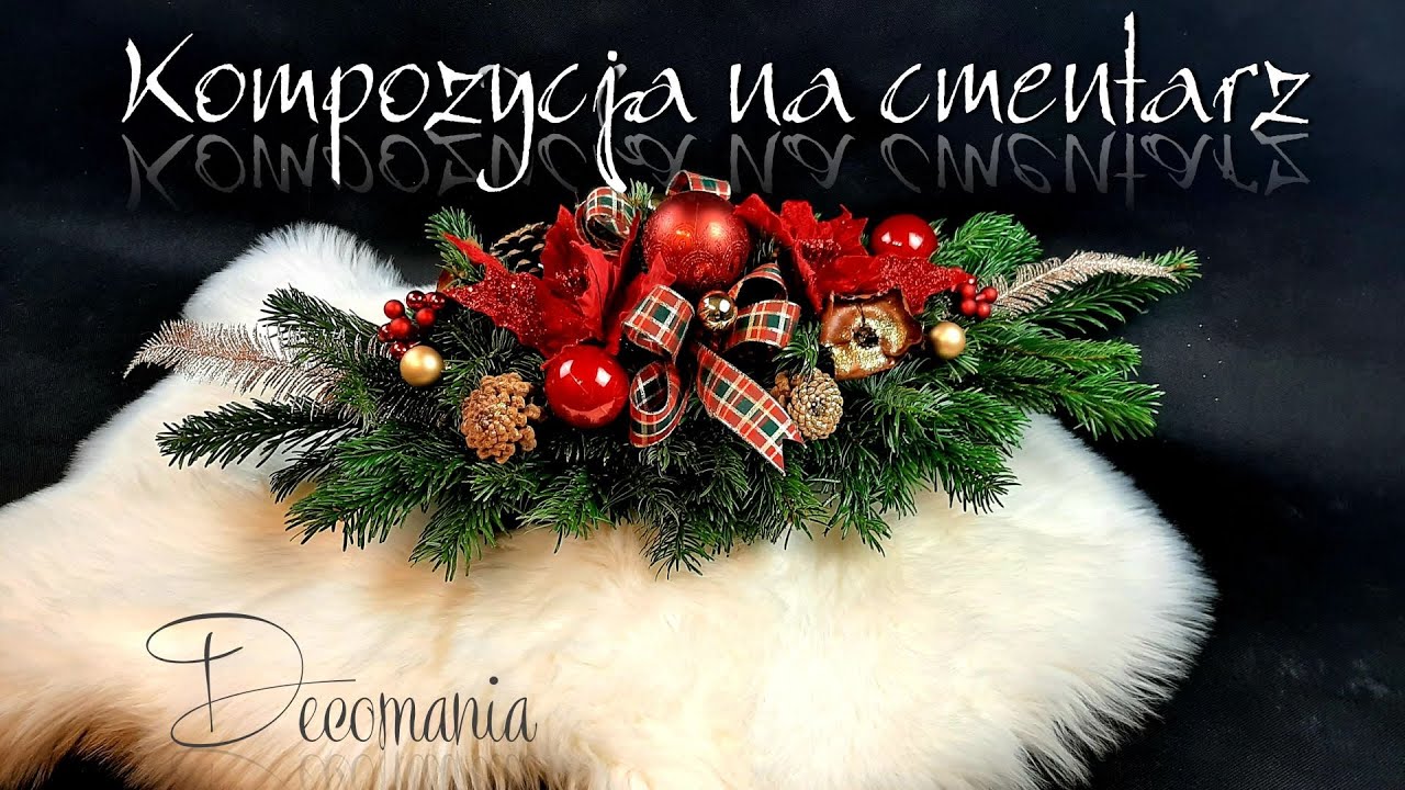 Jak zrobić stroik świąteczny na cmentarz// DIY// Christmas decoration
