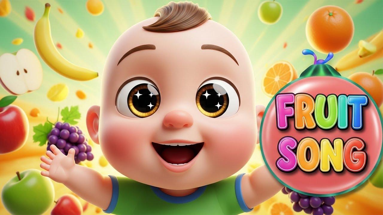 Fruit City Dance Party 🎉Fruits Song for Kids & Toddlers