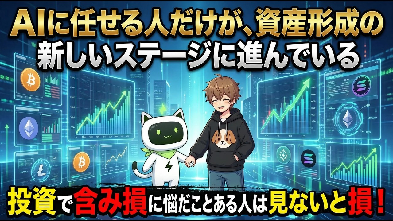 感情で負ける時代は終わった。AIが24時間稼ぐ時代へ。暗号資産もFXもインデックスも網羅！？　　#SageMaster　#セージマスター