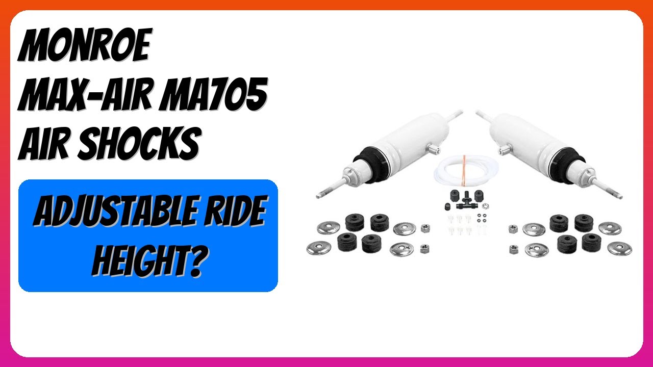 REVIEW (2026): Monroe Max-Air MA705 Air Shocks. Features