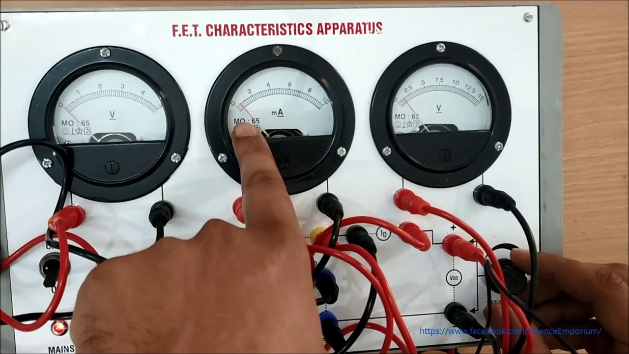 Junction Field Effect Transistor (JEFT) /JFET or FET characteristics with reading