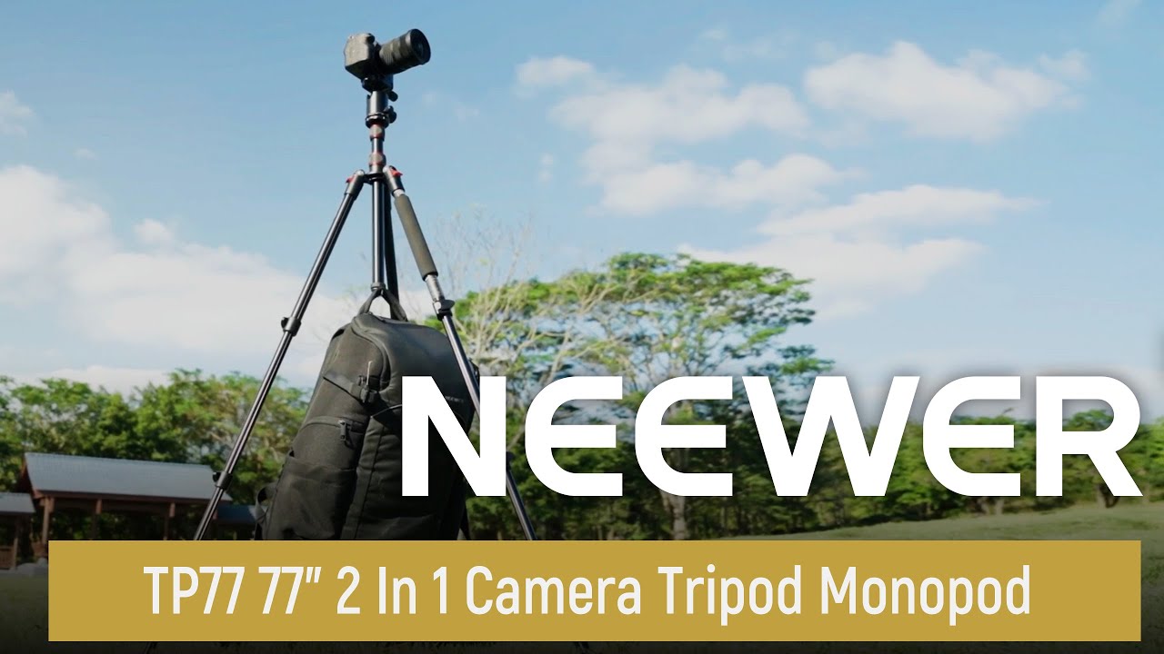 Представляем штатив-монопод NEEWER TP77 77 дюймов, модель 2 в 1 для фотоаппаратов.