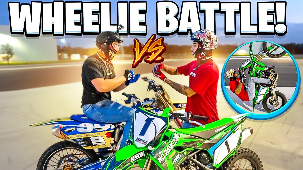 YOU WONT BELIEVE WHO CALLED ME OUT TO A WHEELIE BATTLE ! | BRAAP VLOGS