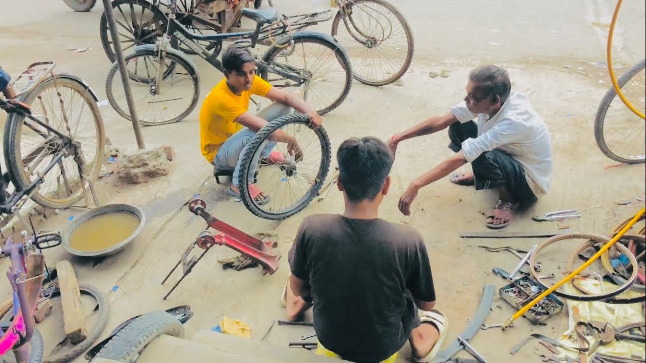 "Cycle Repair करवाई! 😲 | Lucky Chandra Vlogs"